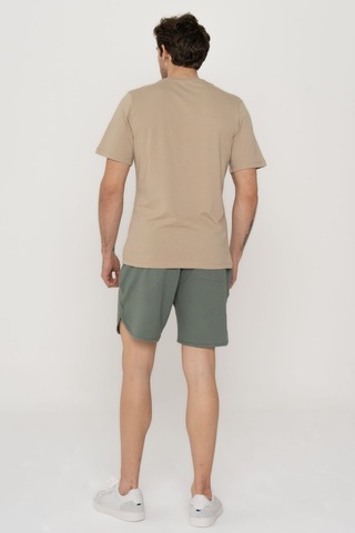 Jack & Jones Erkek Bisiklet Yaka Denim Dog Logolu Tişört 12202249 - 2 Vizon