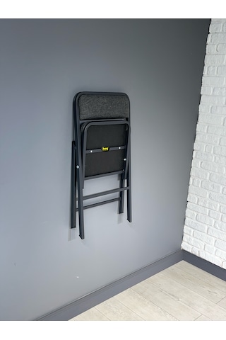 Hey 2'li Katlanır Kamp Sandalyesi Piknik Sandalyesi Gri