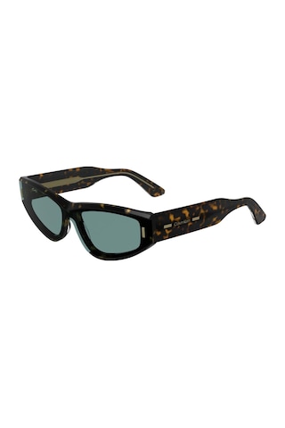 Calvin Klein Ck 24534s 235 54 Kadın Cat Eye Kırçıllı Kahverengi Kemik Güneş Gözlüğü Kahverengi