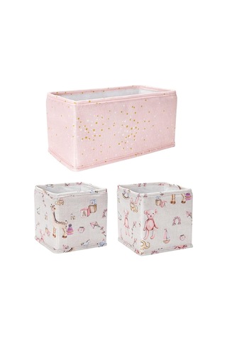 Lexroo Baby 3'lu Cekmece Duzenleyici Pembe