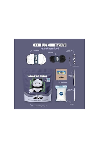 Panda Temalı Amigurumi Örgü Seti İle El İşi Yeteneklerinizi Geliştirin
