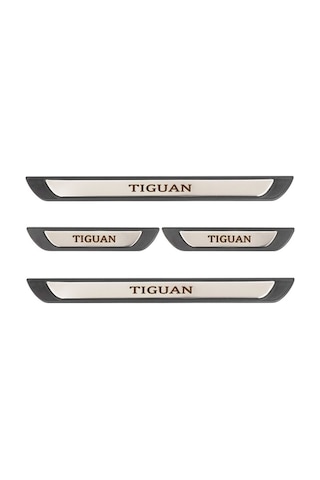 Volkswagen Tiguan Uyumlu Kapı Eşiği Krom Abs 4 Parça