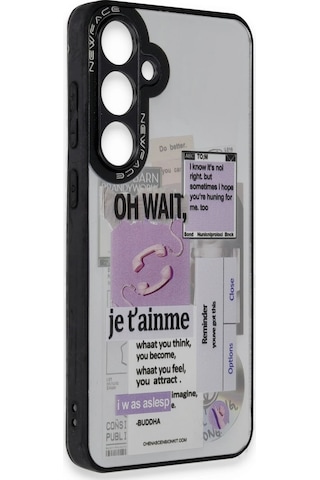 Gld-spt- Newface Samsung Uyumlu Galaxy S24 Plus Kılıf Mirror Desenli Kapak - Mirror - 4