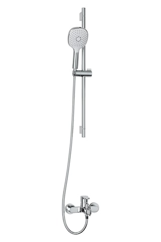 Adell Mode S Sürgülü Duş Seti - Lento Banyo Bataryası - 2 Parça Parlak Krom Ads.35.02.01.01 Krom