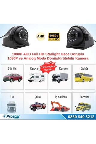 Navistar Nvs-150hd Araç Geri Görüş Kamerası