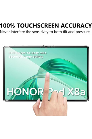 Honor Pad X8a 11 İnç Tablet Uyumlu Ekran Koruyucu Nano Cam Esnek