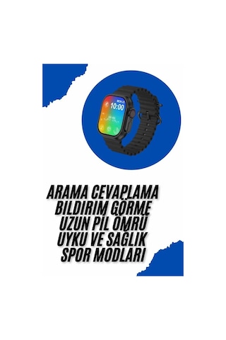 Akıllı Saat Sağlık Takibi Kalp Atışı Adımsayar Ultra Yeni Nesil Nefes Egzersizi