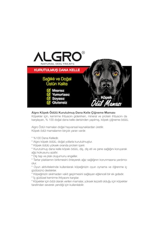 Algro Dana Kelle Çiğneme Ödül Maması 3 x 120 G