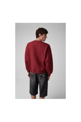 Guess Guess Jeans Erkek Sweatshirt M6bq07k5455 Kırmızı