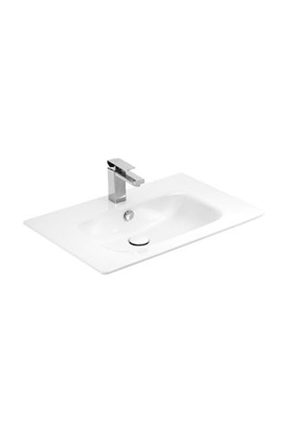 Sanovit Sharp 70 CM Konsollu Süper Ince Lavabo Beyaz