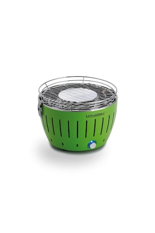 Lotusgrill S Dumansız Kömürlü Mangal - Çantalı, Taşınabilir Kamp Barbeküsü Yeşil