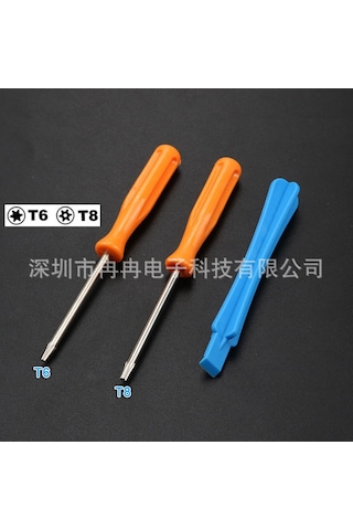 Mufunye Xbox 360, One Ve Ps3 Oyun Kolu Tamiri İçin T6+t8 Altıgen Tornavida Ve Çıkarma Çubuğu Takım Diğer