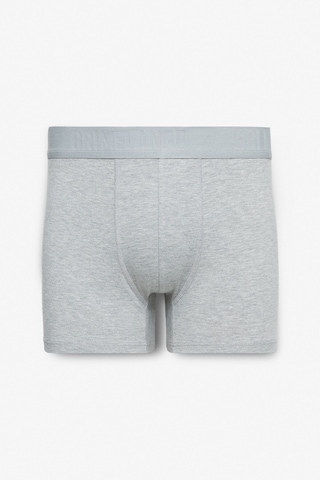 PETRUS  Erkek 3'lü Paket Pamuklu Likralı Esnek Kumaş Siyah / Lacivert / Grimelanj Boxer