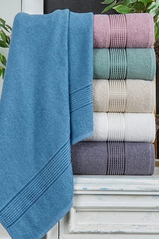 Eponj Home 6lı El Havlu Seti 50x85 Ezgi K.mavi-pembe-mint Yeşili- Bej-krem-mor K.mavi-pembe-mint Yeşili-bej-krem-mor