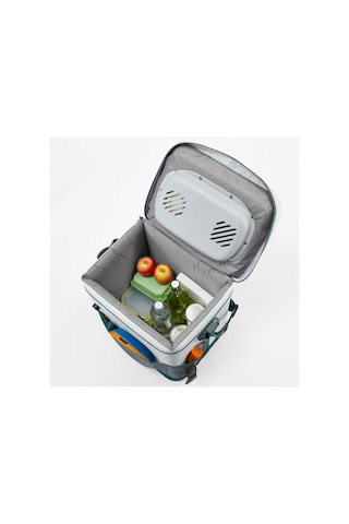 Quechua Elektrikli Katlanabilir Soğutucu - 30 Litre - 96 Saat Serin Tutma - 900 Fresh Küllü Yeşil/beyaz