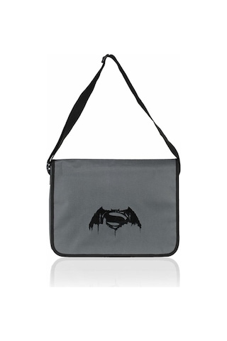 Biggdesign Batman V Superman Siyah Postacı Çantası Siyah