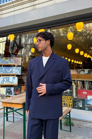 Flaw Oversize Takım Elbise Lacivert-28405 Lacivert