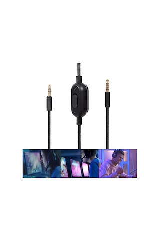 Logitech G433 G233 GPRO GPROX Uyumlu Gaming Mikrofonlu Kulaklık Ses Kablosu