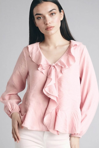 Defacto Volanlı Modal Bluz G1971ax26spbr86 Pembe-br86