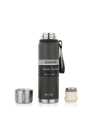 Schafer Steely Termos 750 Ml-yeşil Yeşil