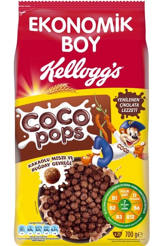 Kellogg's Coco Pops Çikolatalı Buğday Ve Mısır Gevreği 3 x 700 G