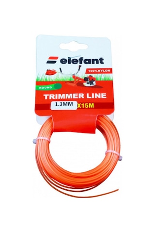 Tırpan Misinası Motorlu Tırpan Yuvarlak Misina 1,3mm X 15 Metre