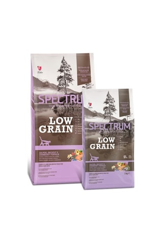 Spectrum Low Grain Somon Hamsi ve Kızılcıklı Kısırlaştırılmış Yetişkin Kedi Maması 12 KG
