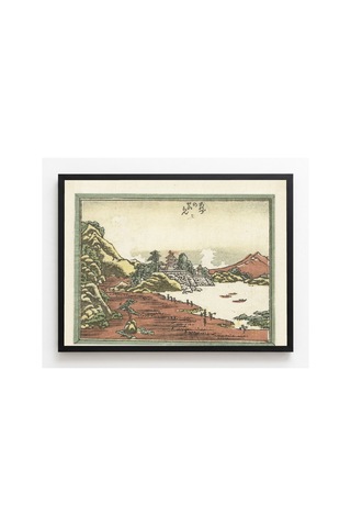 Hokusai Awazu'da Fırtına Sonrası Açılma Çerçevesiz Poster 30x42 Cm A3 Tablo Japon Sanatı