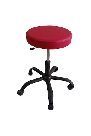 Tabure Siyah Metal Ayaklı Elden Hidrolikli