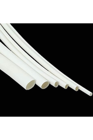 Daralan Makaron - Yuvarlak - 3.2 Mm - Beyaz