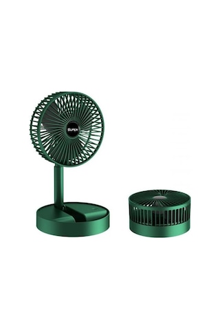 Polham 1200mah Ultra Ferahlatıcı Masaüstü Vantilatör, Katlanabilir, Portatif, Taşınabilir Hafif Fan