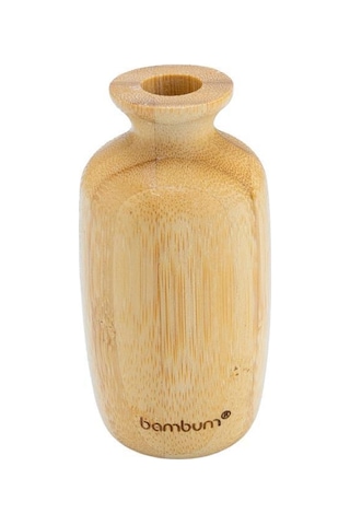 Bambum Lodi - Bambu Vazo 9,6 4,9cm Ahşap