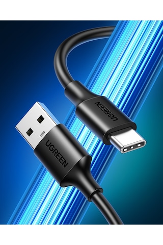Ugreen Usb-c - Usb-a 3a Qc Hızlı Şarj Kablosu, 2 M, Siyah, 60118