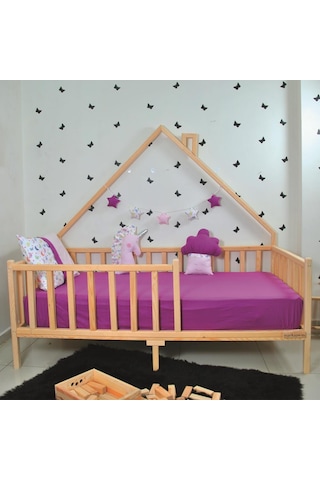 Markaawm Markaawm Montessori Yatak Çocuk Doğal Çam Ağacından 90X190 Defne (467712008) Akçaağaç