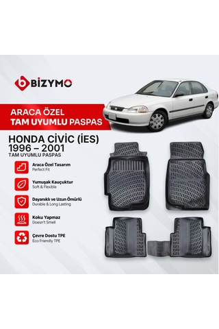 Honda Civic Sedan Ies 1996-2001 3D Paspas Takımı Bizymo