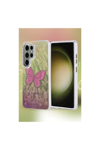 Samsung Uyumlu Galaxy, S25 Ultra Kılıf Blade Aynalı Desenli Kapak - Desen 7