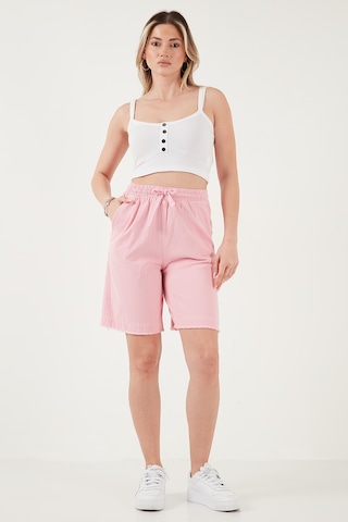 Lela Bayan Şort 668yp5326 Şeker Pembe Şeker Pembe