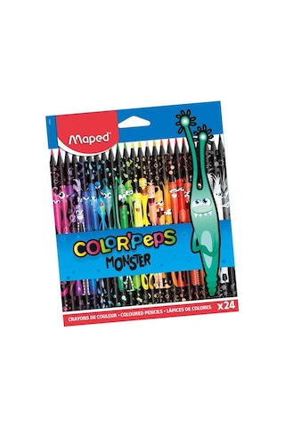 Maped Monster Kuru Boya 24 Lü