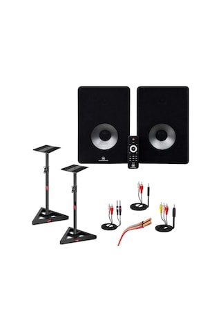 Maxword Rm-500st 5'' Referans Monitörü Yükseklik Ayarlı Stand Dahil