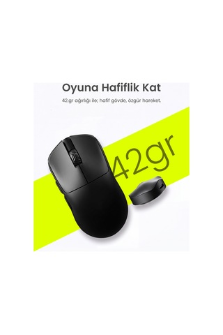 Scyrox V6s Kablosuz 400mah 42gr 50.000dpı 8k Profesyonel Gaming Oyuncu Mouse -