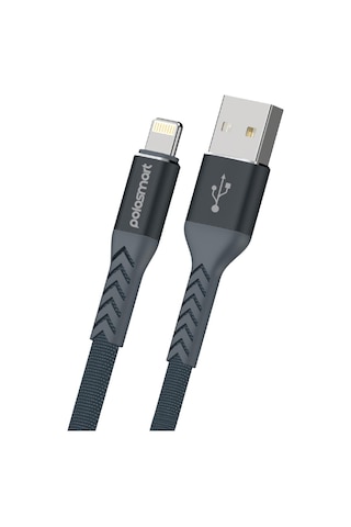 Polosmart Psm115 Lightning Şarj Ve Data Kablosu1.2 Metre Gri