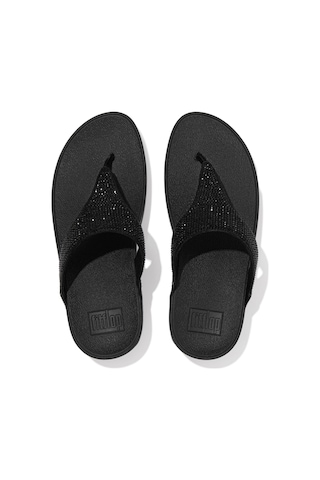 Roncato 090 All Black Terlik Kadın Diğer Ec5-090 /a94 Fitflop Lulu Crystal Toe-post Siyah