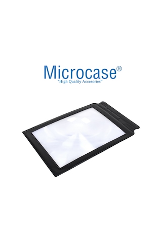 Microcase A4 Ölçekli 3X Büyütme Kart Büyüteç Model By11