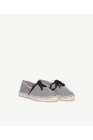 Yargıcı Yumuşak Kanvas Fiyonklu Espadril 26ykay4035x 001 Siyah