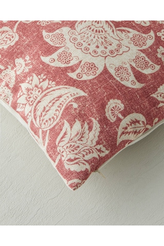 English Home Fiora Kırlent Kılıfı 45x45 Cm Bordo