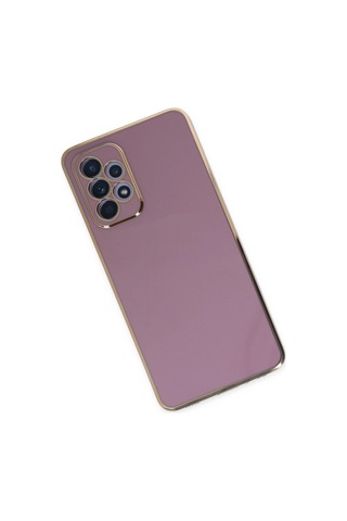 Samsung Galaxy A52 Kılıf Volet Silikon - Mor