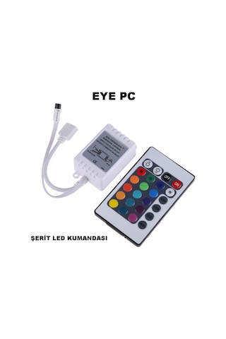 İç Mekan Rgb Letler İçin Uzaktan Kumanda 5 Mt Şerit Led