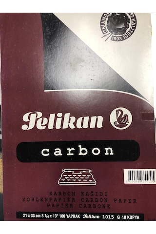 Pelikan 1015 G Siyah Karbon Kağıdı 100'lü