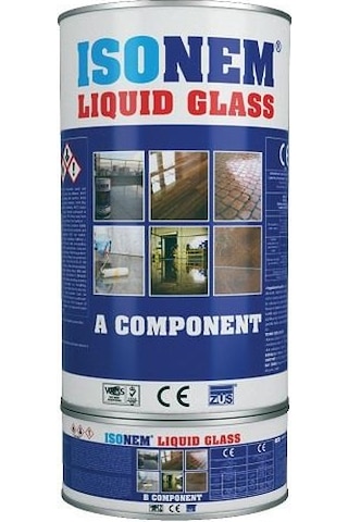 Isonem Liquid Glass Şeffaf Parlak Su Izolasyonu 2 Kg