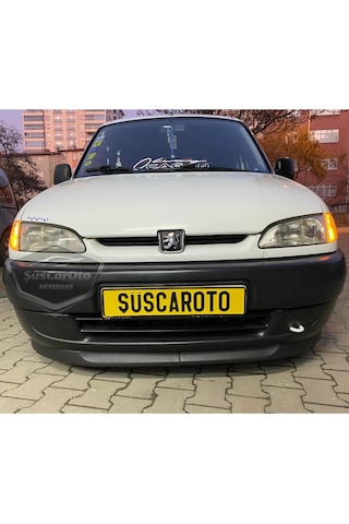 Peugeot Partner 1 1996-2003 Uyumlu Üniversal Astra H Lip Esnek Ön Lip 2 Parça Tampon Altı Dil Karlık Ön Ek 00 Şüscaroto Aksesuar